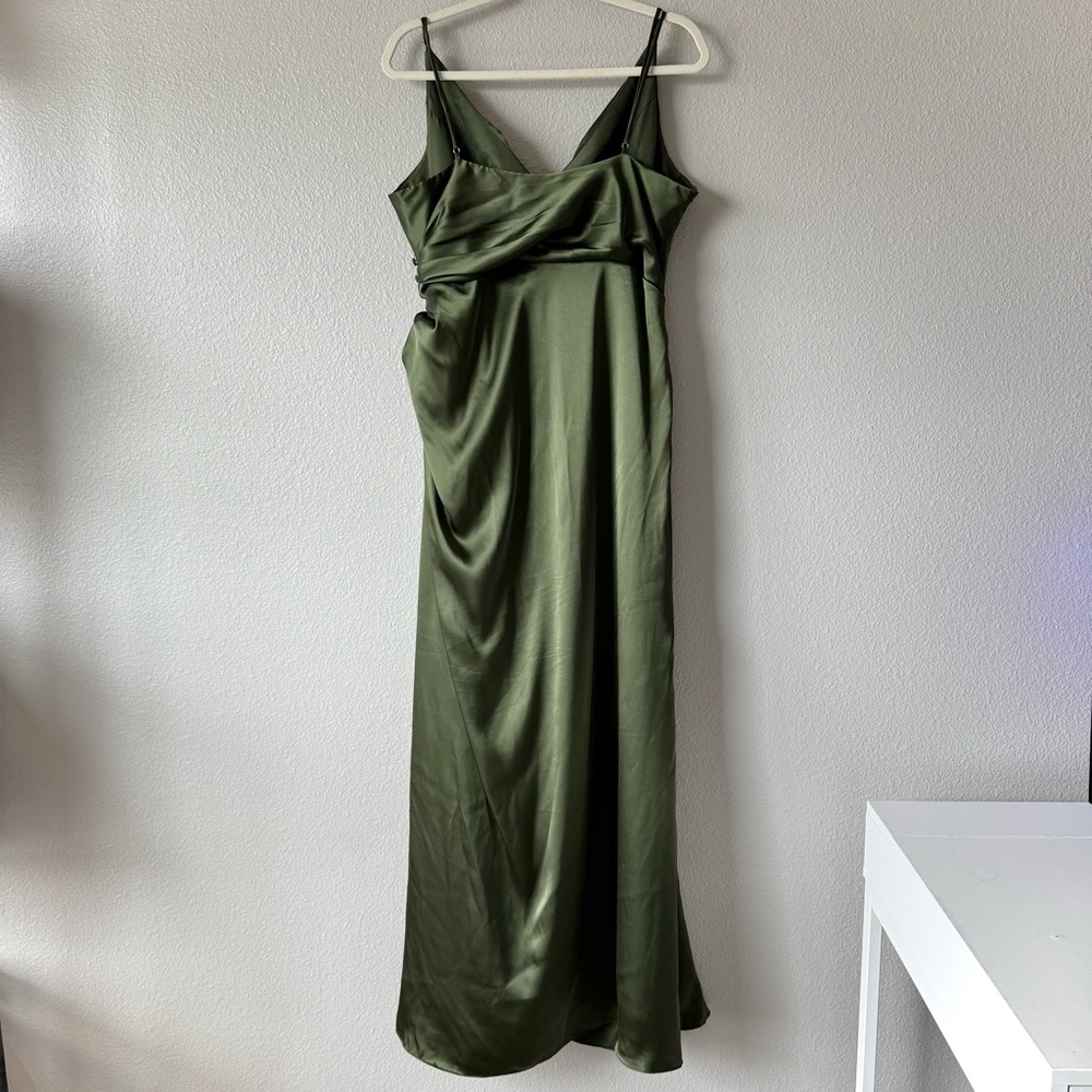 Galina Signature Dress Draped Formal Wedding - Picture 2 of 11
